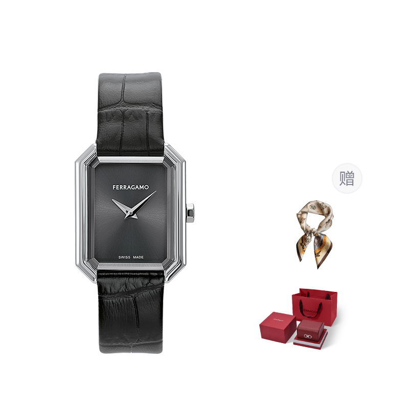 

Ferragamo Часы Crystal Tank 33.5mm, Black