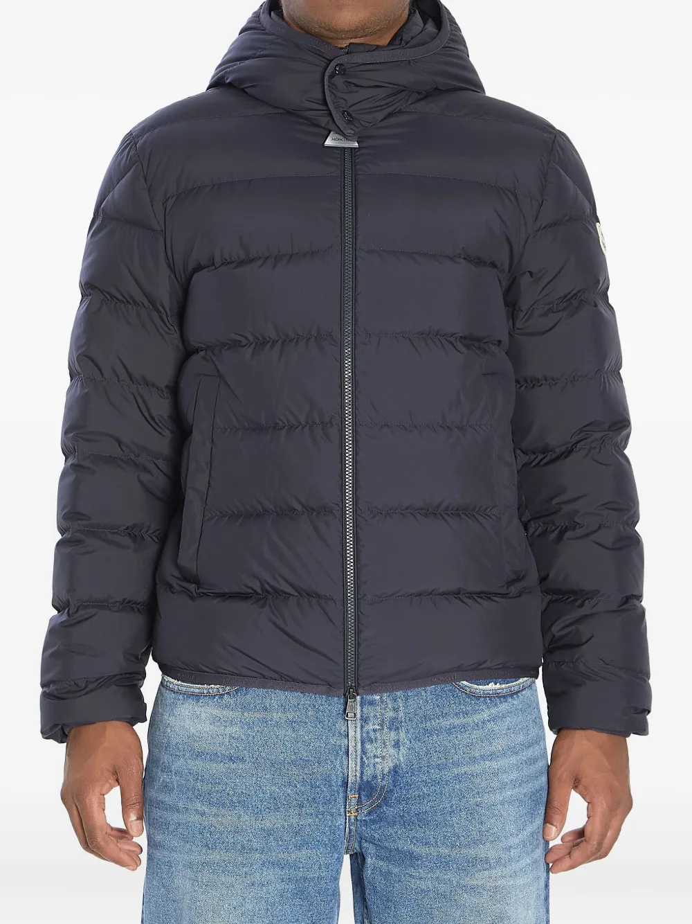Куртка-пуховик со съемным капюшоном MONCLER