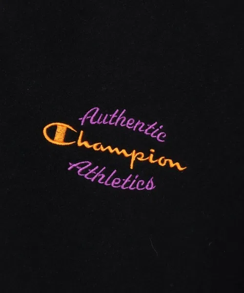 Детская флисовая куртка Champion двойная лицевая синяя — фото 4