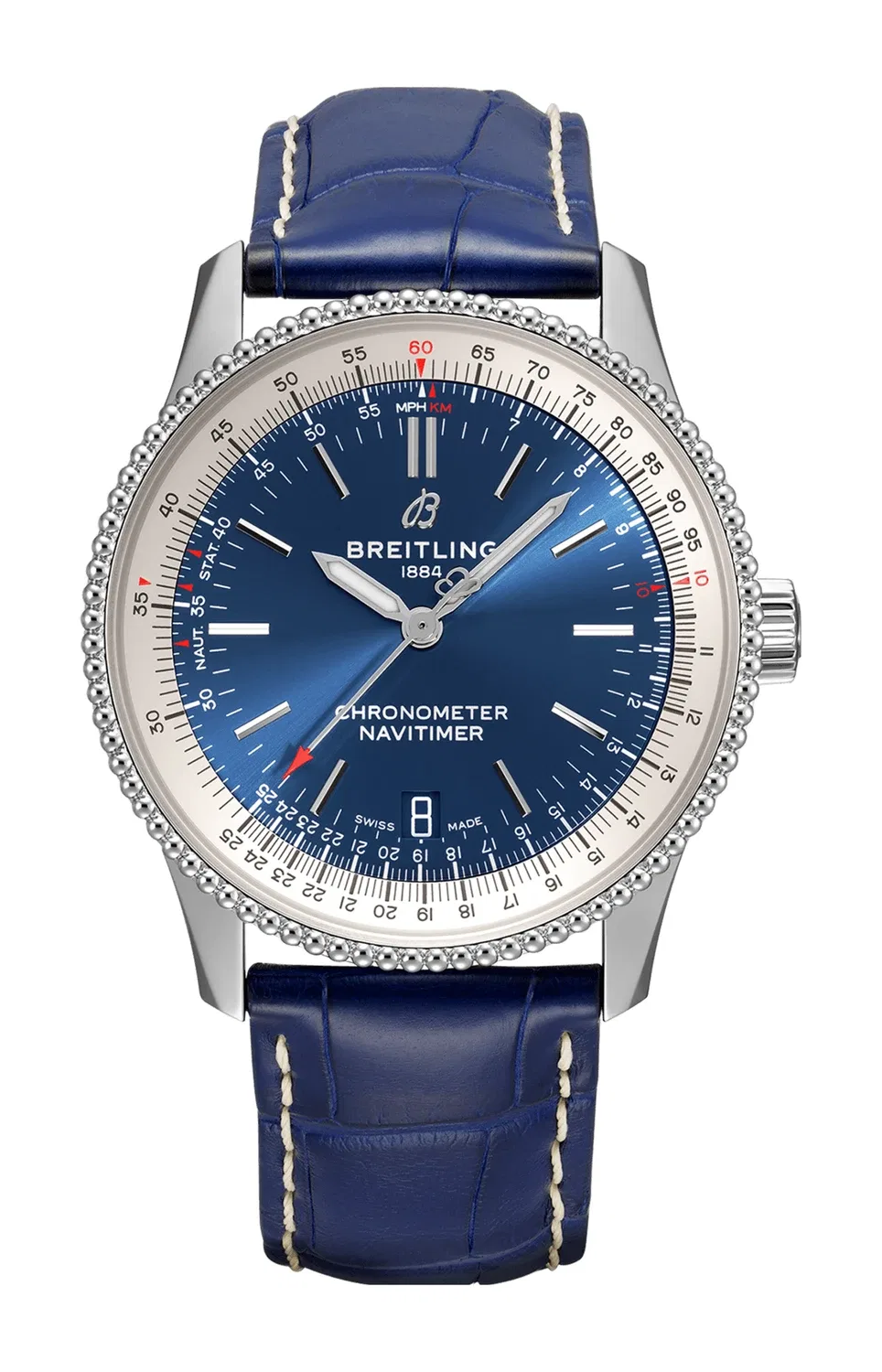 НАВИТАЙМЕР АВТОМАТИК 38 - A17325211C1P3 BREITLING, серебряный