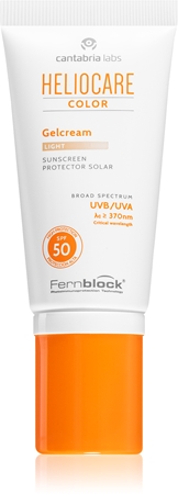 

Тонизирующий крем-гель spf 50 Heliocare Color Gelcream, Light 50 ml