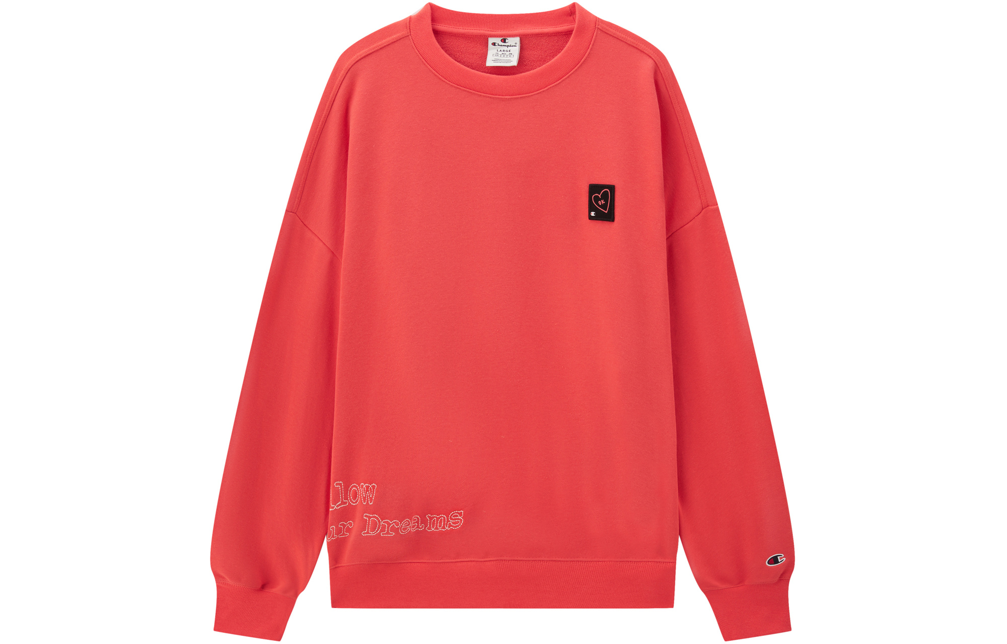 

Свитшот Европейская версия Women's Champion, розовый красный