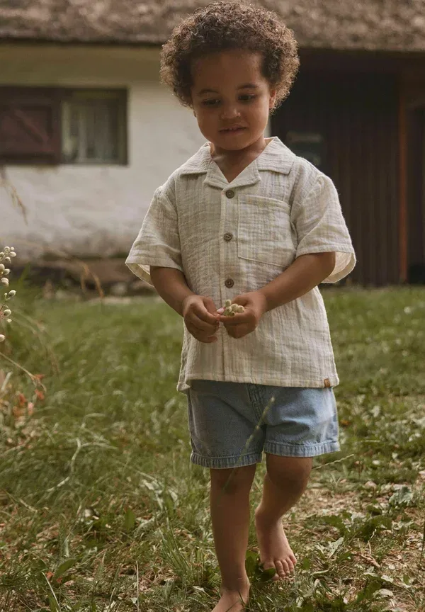 Джинсовые шорты свободного кроя Lil' Atelier, голубой деним