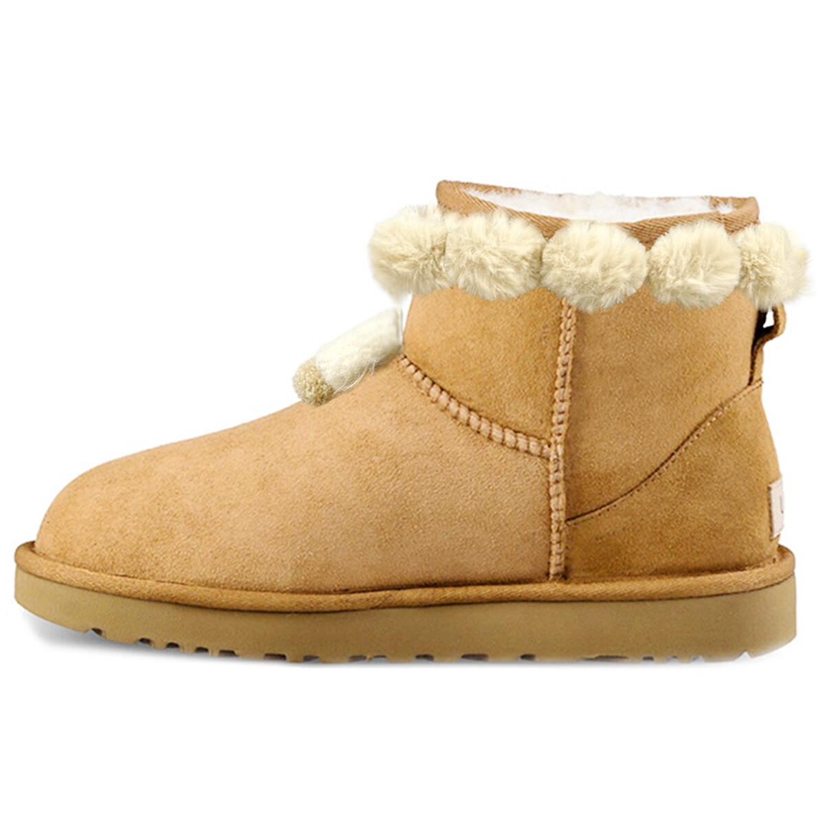 Ботинки зимние UGG Classic Mini женские, каштановый