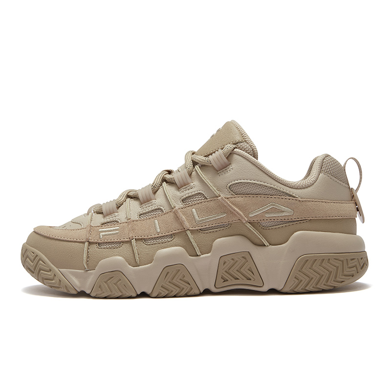 

FILA FUSION Баскетбольные кроссовки BUSTER Puffy Shoes с низкой амортизацией, винтажные, мужские, коричневые