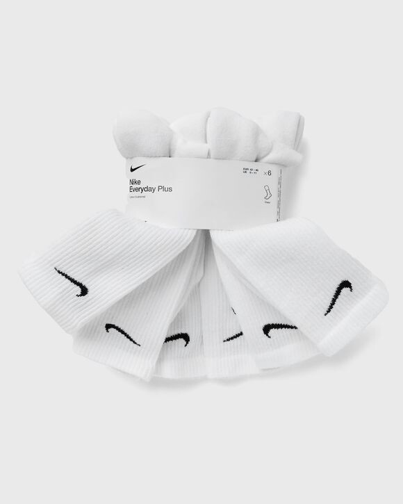 

Носки Nike Everyday Plus Cushioned Training Crew Socks (6 Pairs), белый/черный