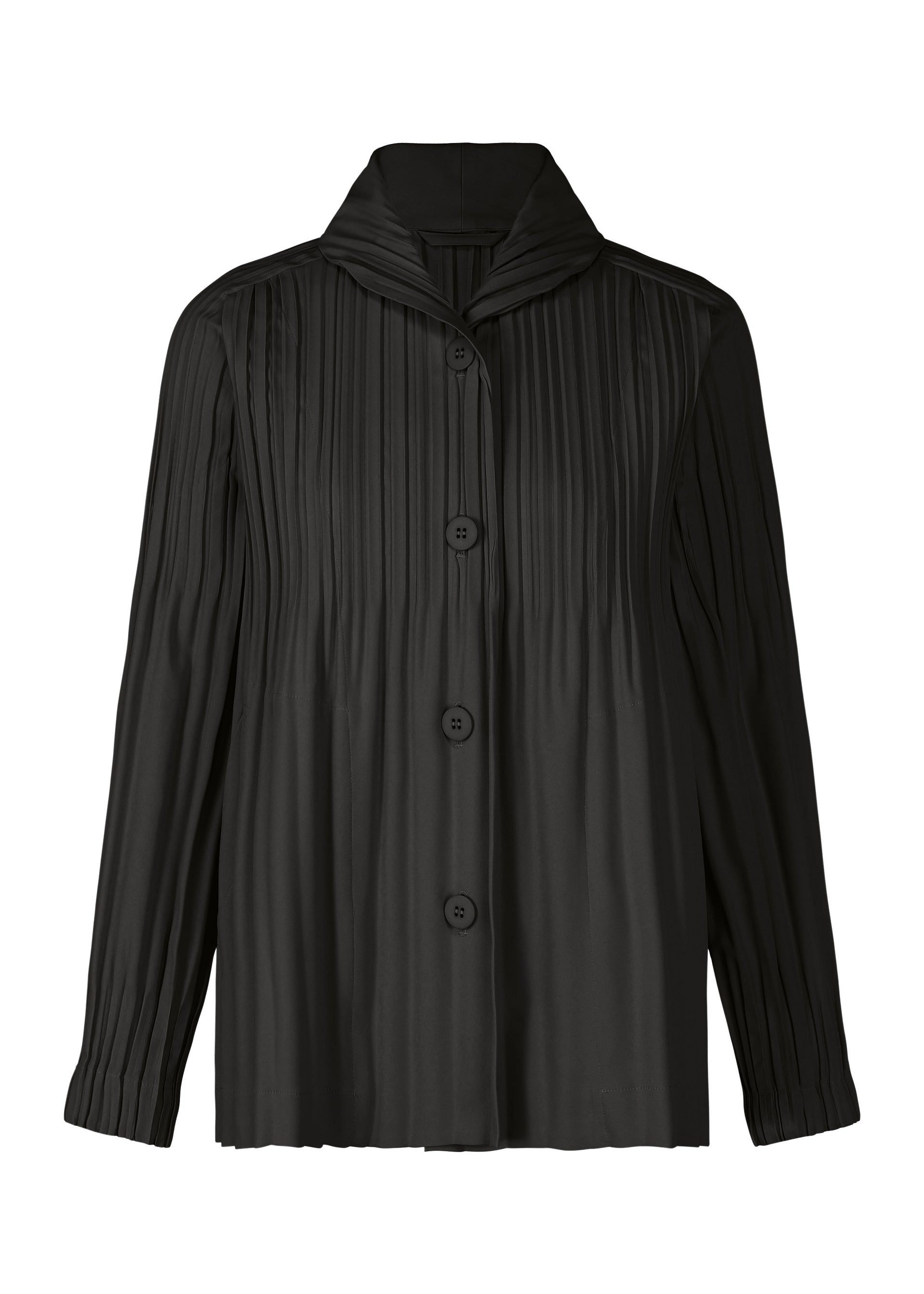 

Пальто smooth coat Pleats Please Issey Miyake, черный