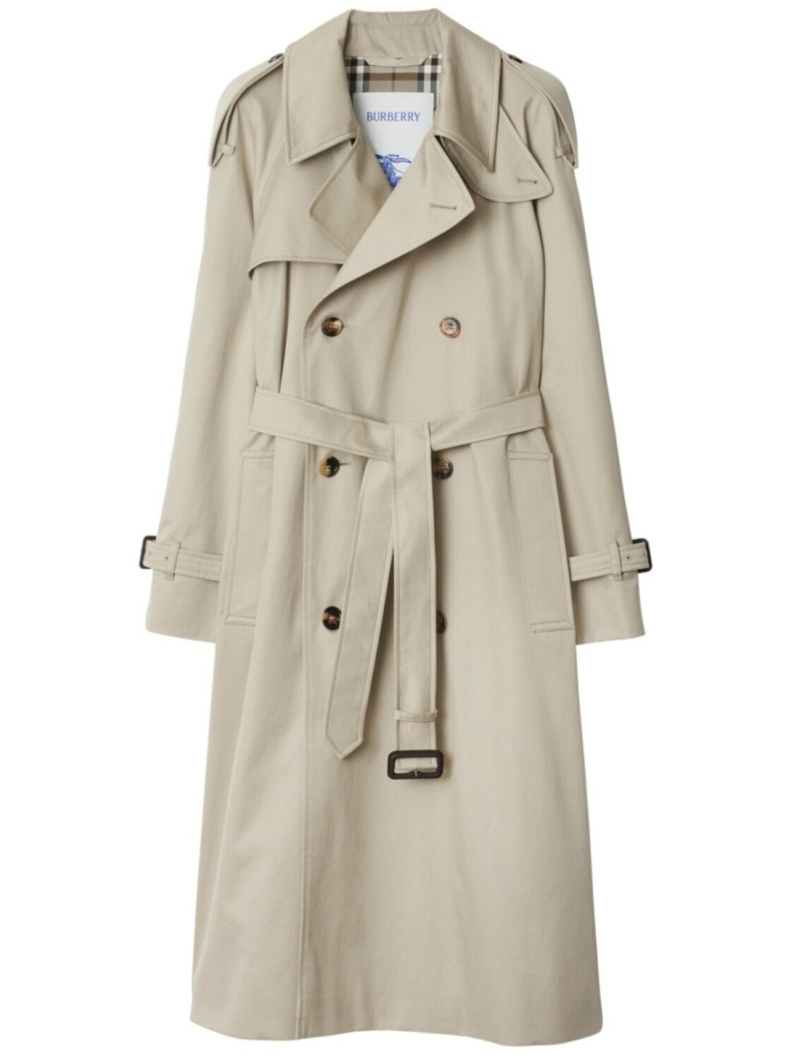 

Плащ Каслфорд Burberry, нейтральный цвет