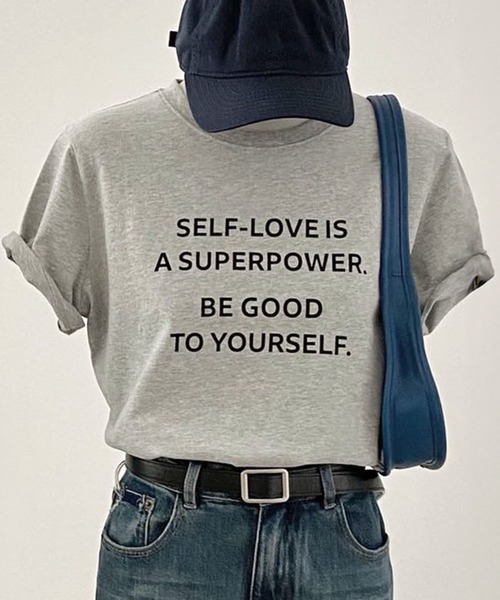 

Футболка с короткими рукавами, английский логотип, 100% хлопок LOWO, серый