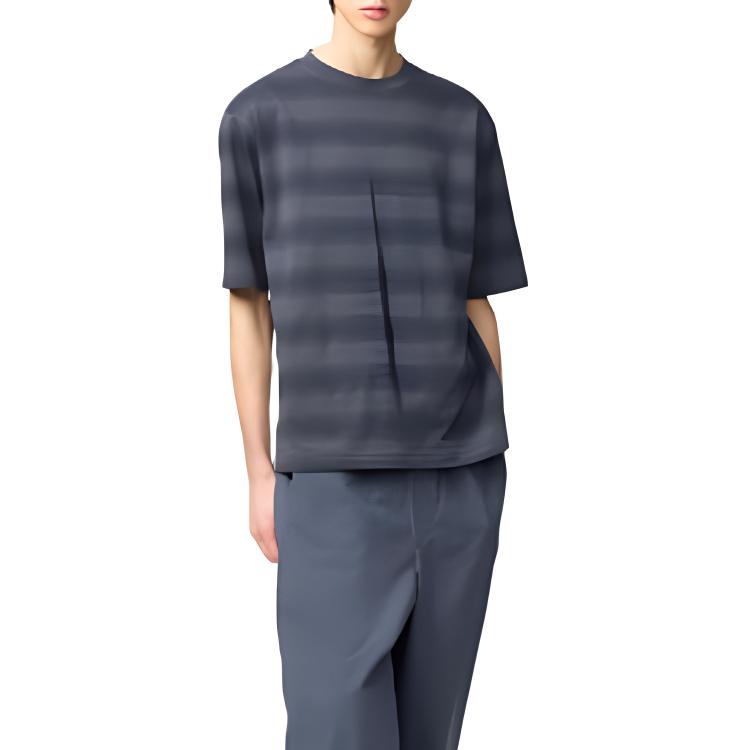 Футболка U Collection SS25 мужская темно-серая UNIQLO, темно-серый — фото 4