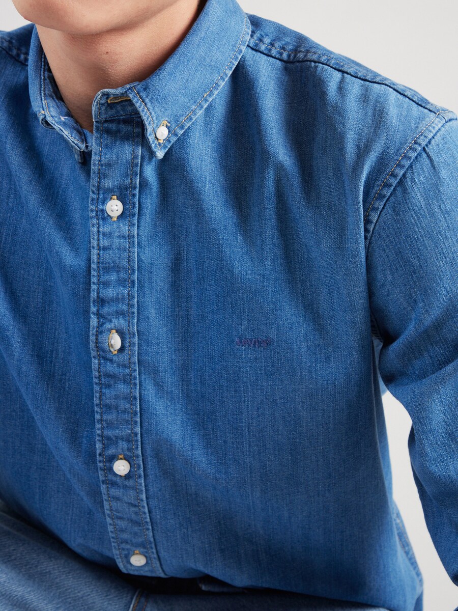 Рубашка на пуговицах классического кроя LEVIS ┬о Authentic Button Down Shirt, Blue denim — фото 3