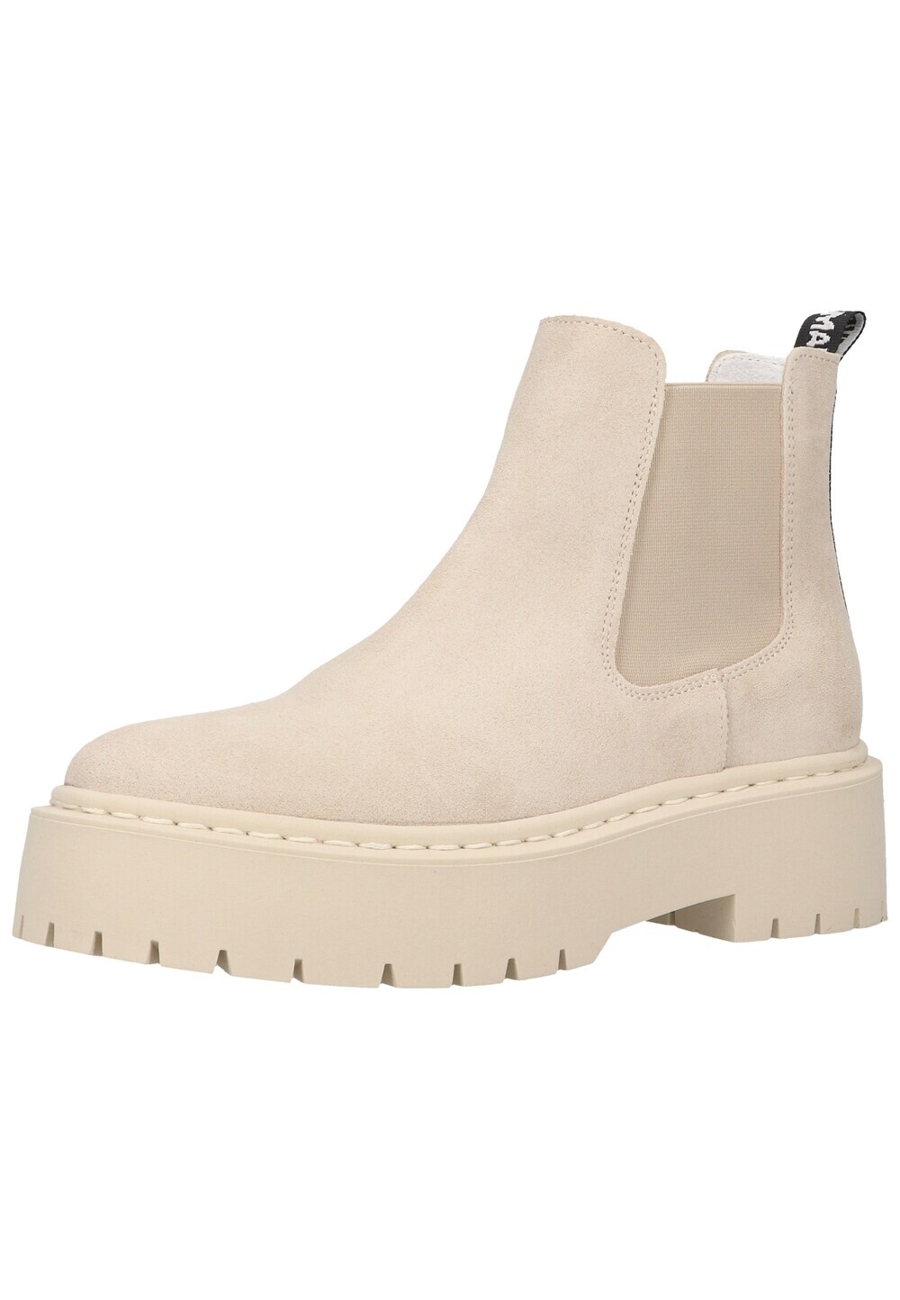 Ботинки женские челси Steve Madden низкие на толстой подошве, бежевый