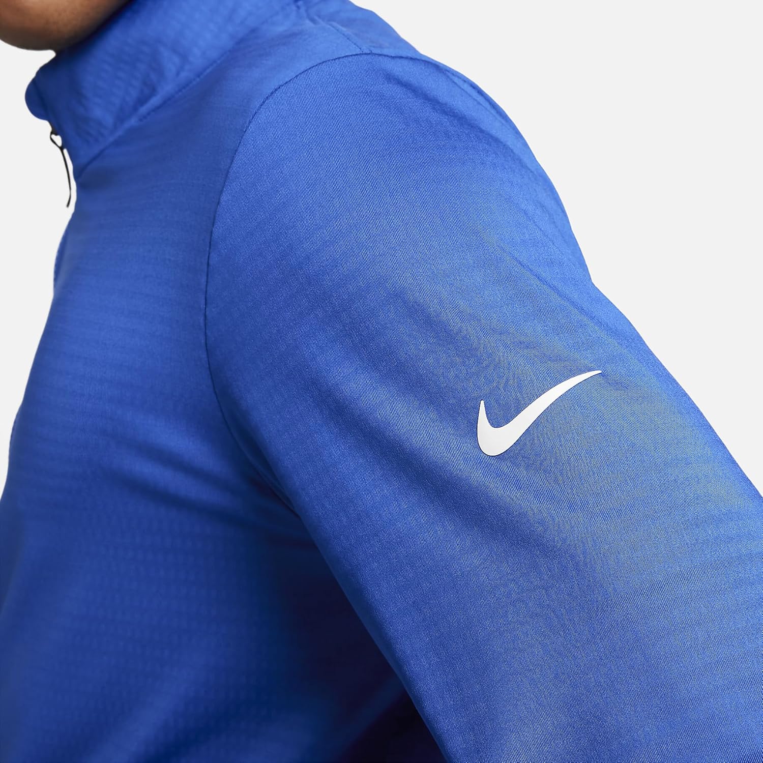 Мужской гольф-топ Nike Victory Dri-FIT с молнией 1/2, Game Royal/White, Fd5837-480 — фото 4