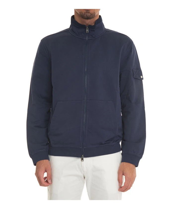 

Легкая спортивная толстовка на молнии Woolrich, синий