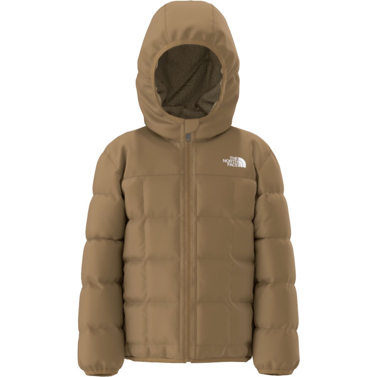 

Реверсивная худи с капюшоном на молнии Shasta для малышей The North Face, коричневый