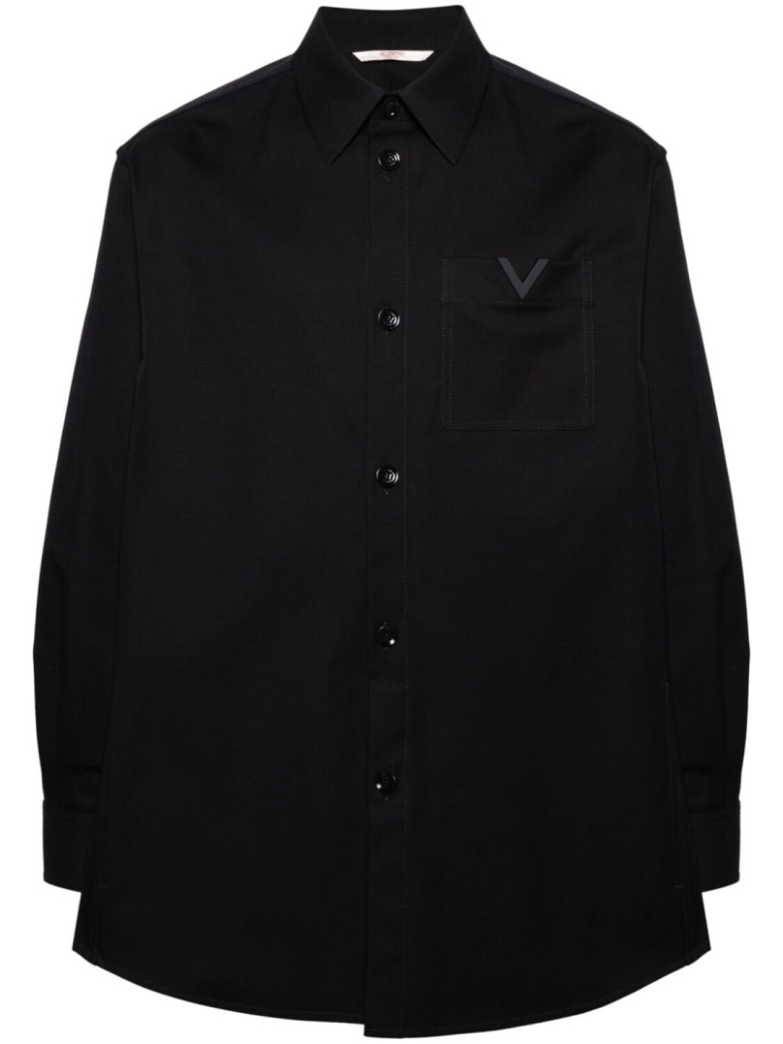 

Valentino Garavani рубашка с логотипом VLogo Signature, синий