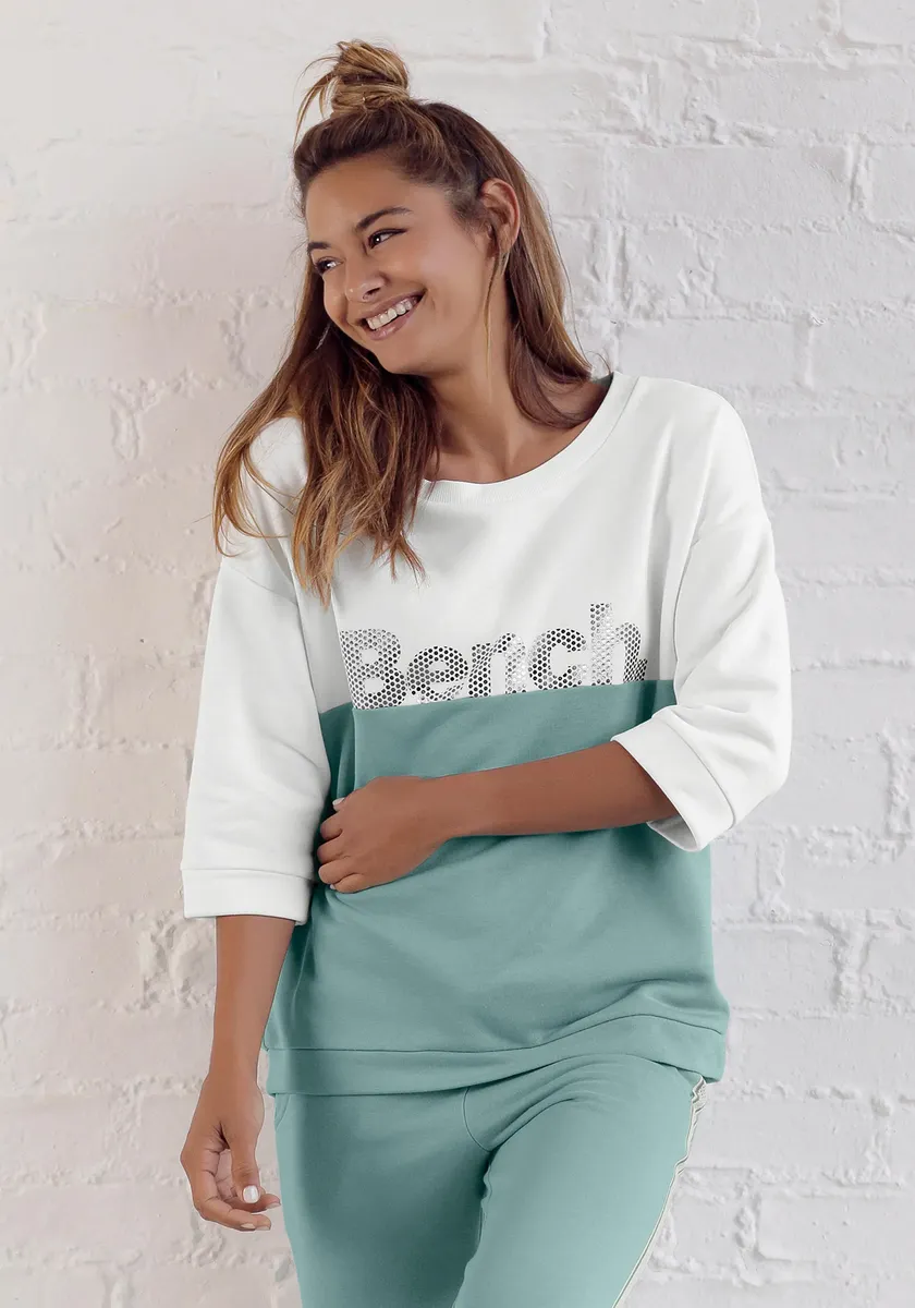 

Bench Толстовка с цветовыми блоками, одежда для отдыха, костюм для отдыха, бежевый