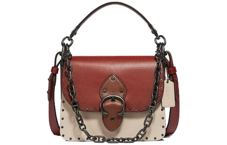 

COACH Кожаная квадратная сумка через плечо