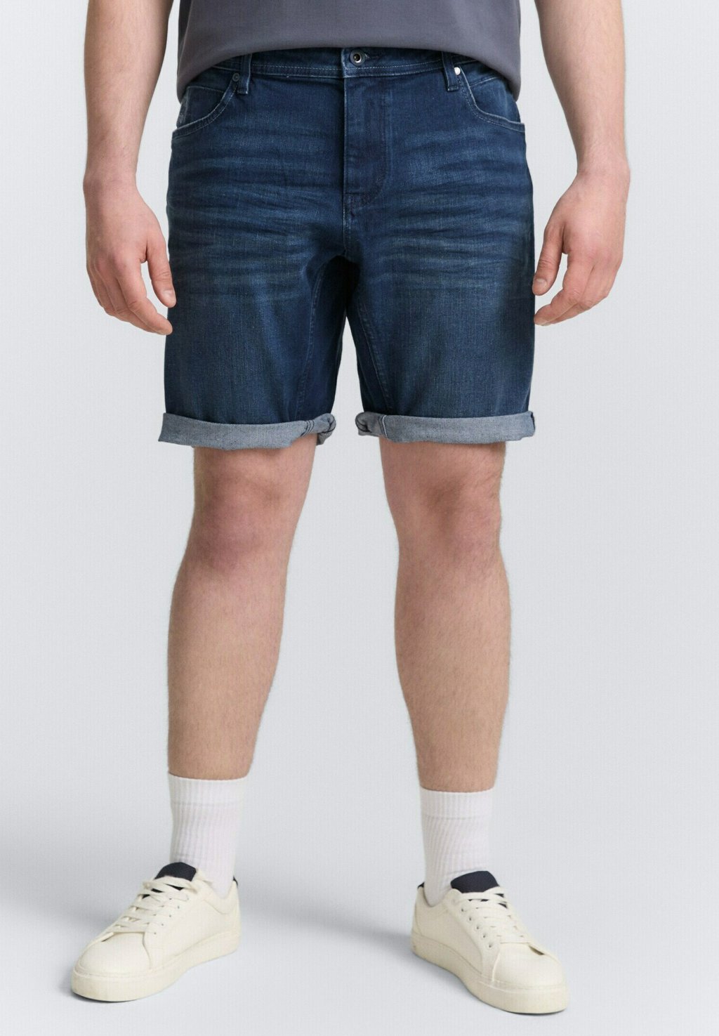 

Джинсовые шорты REGULAR FIT TOM TAILOR, цвет Used Dark Stone Blue Denim