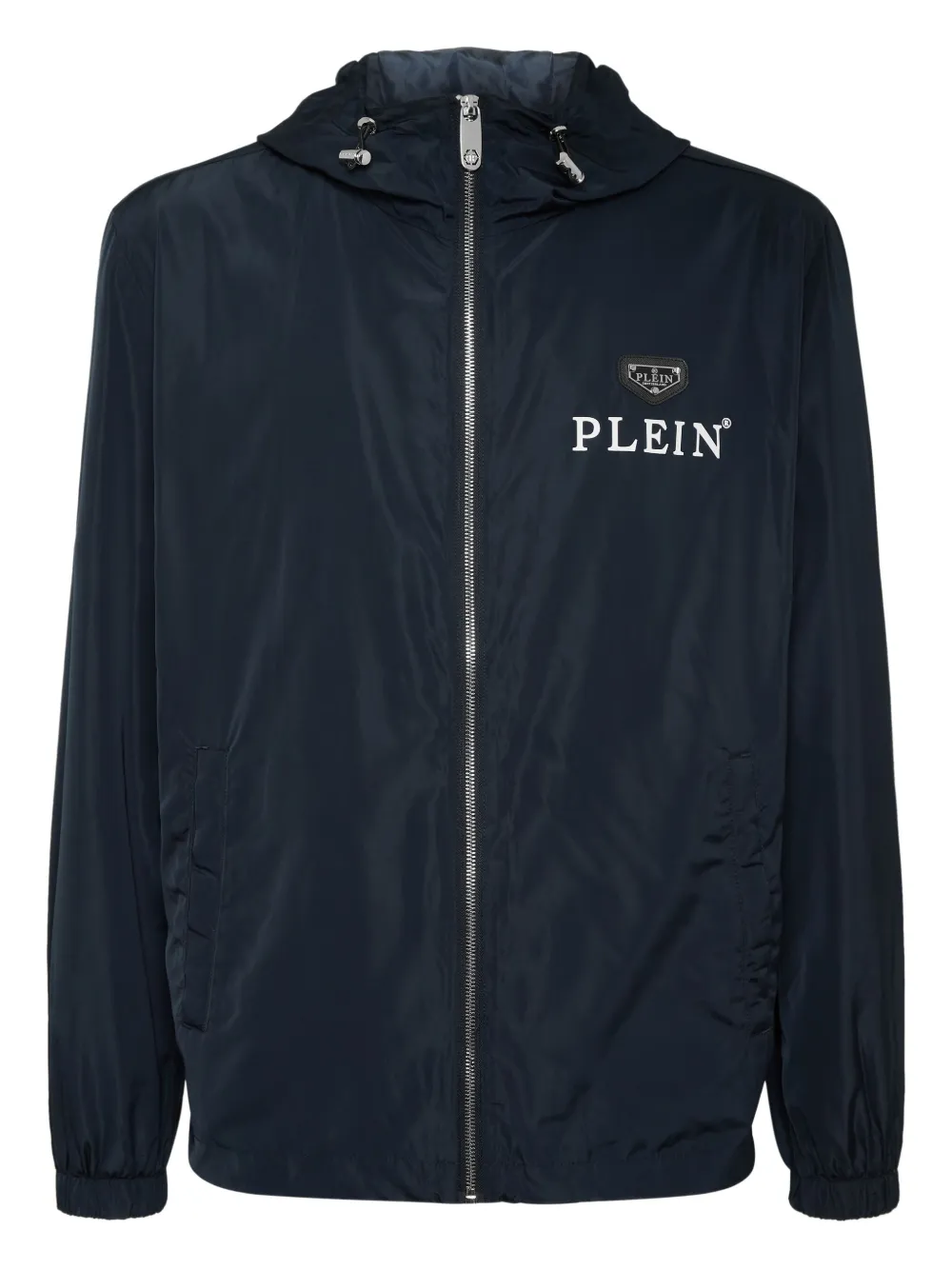 

Куртка с капюшоном и логотипом Philipp Plein, синий
