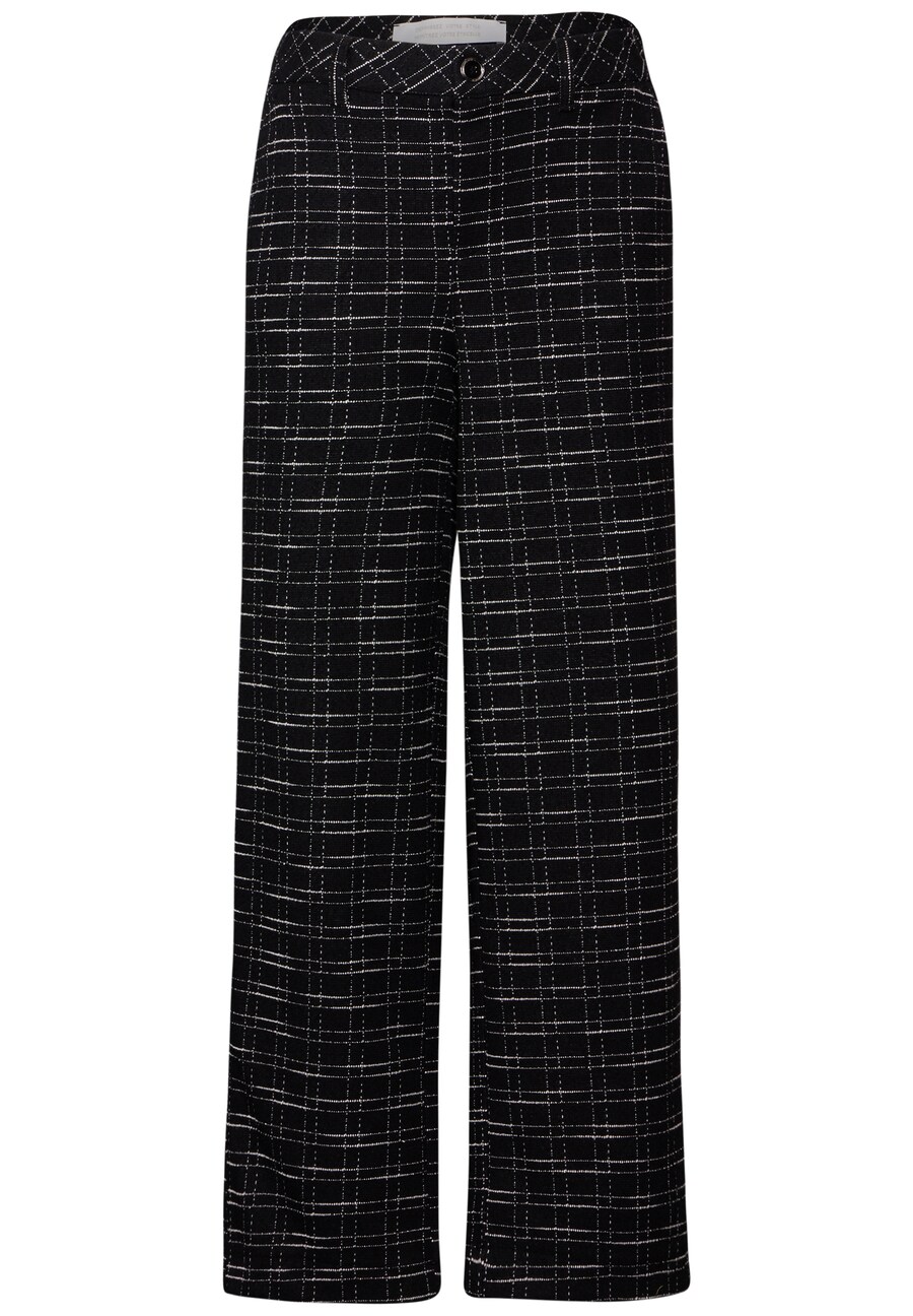 

Тканевые брюки STREET ONE Regular Pants, черный