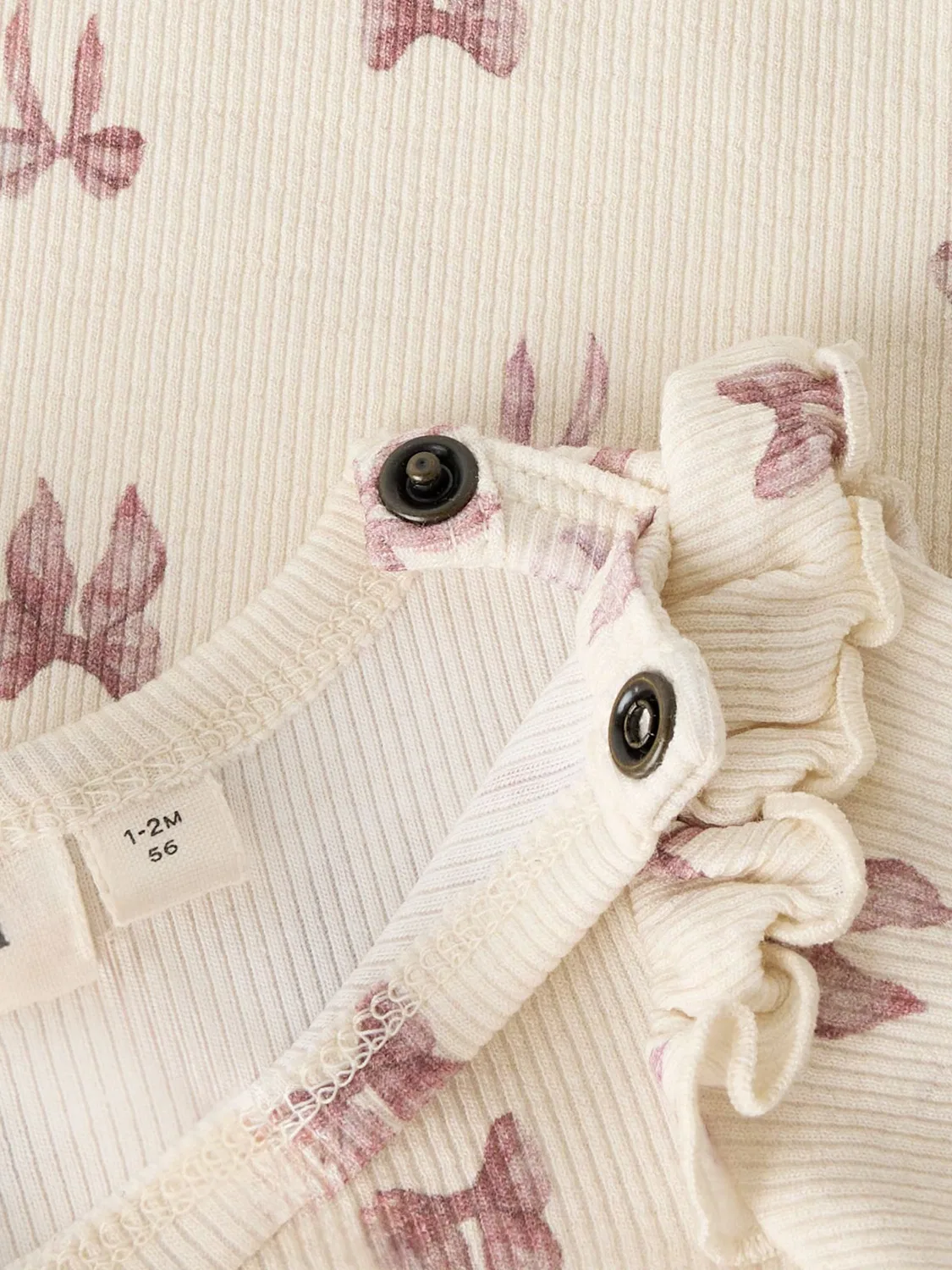 Ромпер боди NBFGavo Lil Atelier, кремовый — фото 3