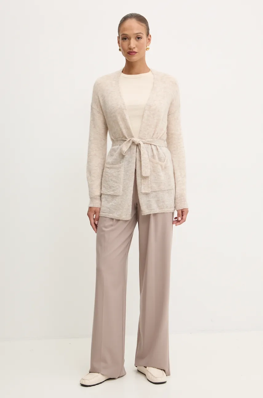 

Шерстяной кардиган Max Mara Leisure, бежевый