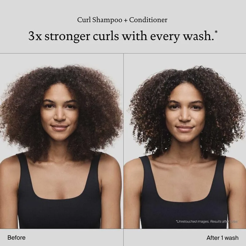 Living Proof Curly Hair Essentials Kit - набор для путешествий: шампунь, кондиционер, средство для укладки и Gloss Treatment для кудрявых волос — фото 2