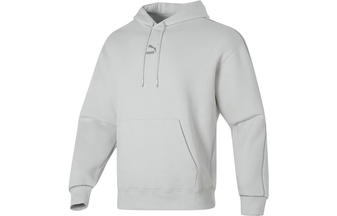 

PUMA Толстовка мужская серо-белые