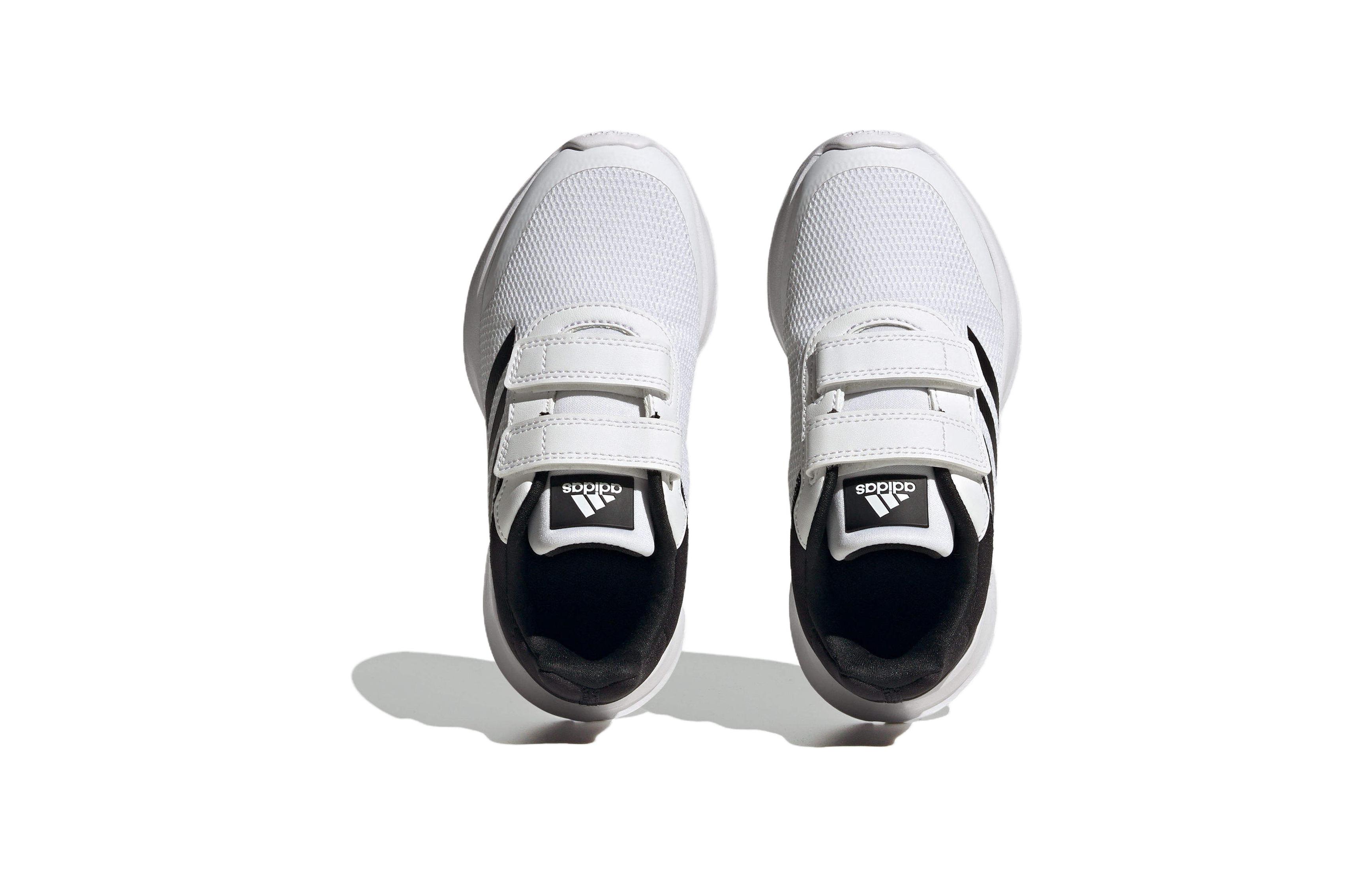 Adidas Кроссовки для бега TENSAUR с низким верхом, устойчивые к истиранию, белые, черные, детские — фото 3