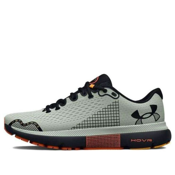 

Кроссовки hovr infinite 4 'illusion green orange' Under Armour, серый