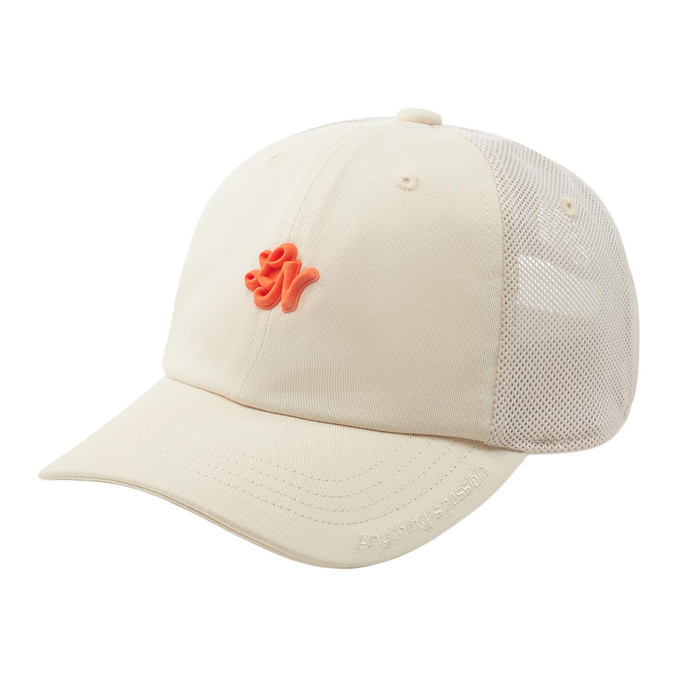 

LINING Хлопковая бейсболка унисекс бежевая, Beige