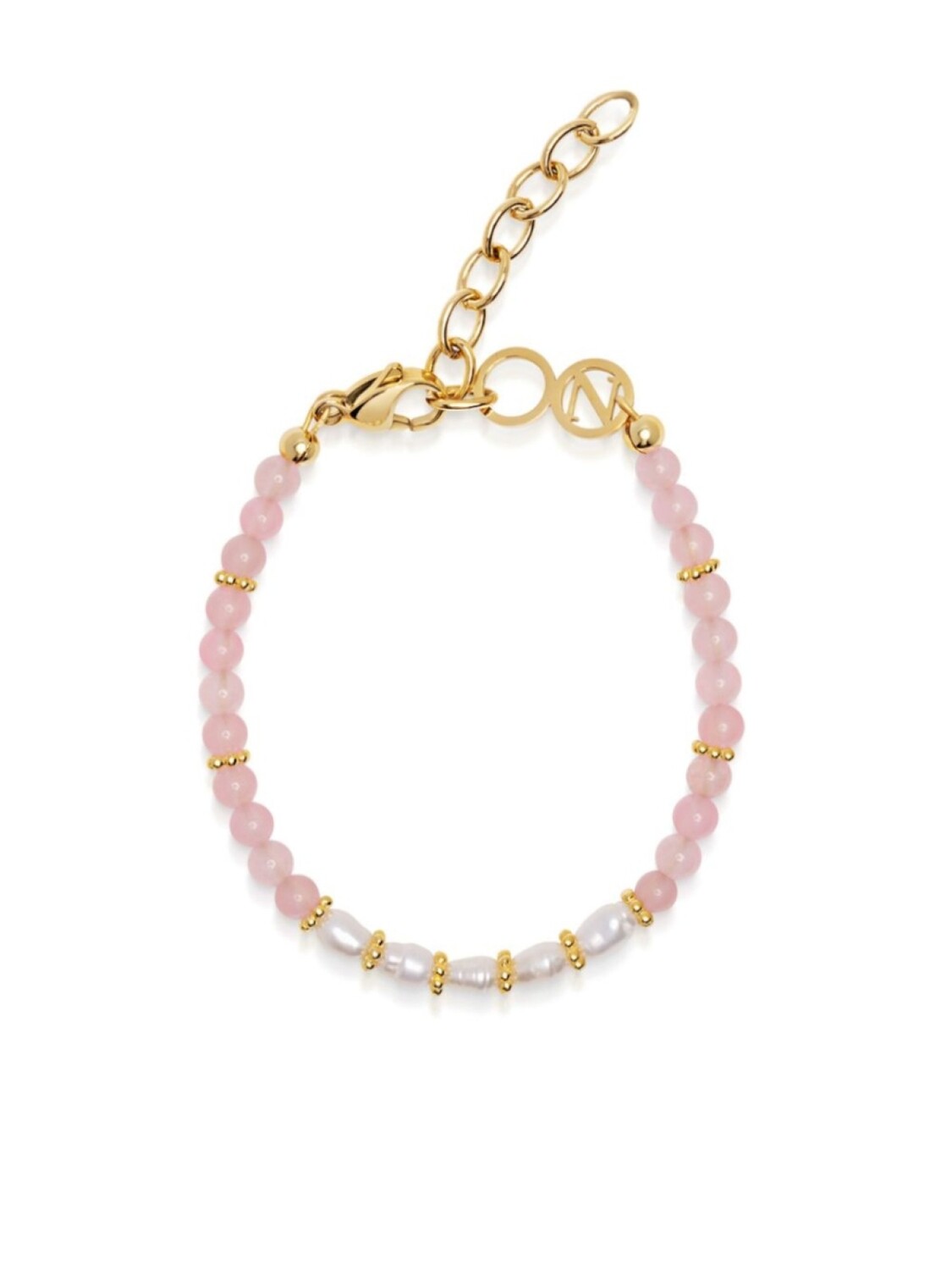 

Браслет с жемчугом Nialaya Jewelry, розовый