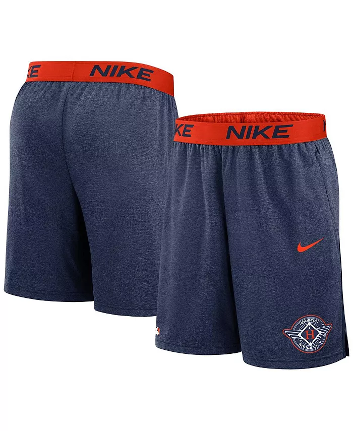 

Мужские вязаные шорты Houston Astros 2025 City Connect Authentic Collection в цвете Navy/Orange Nike