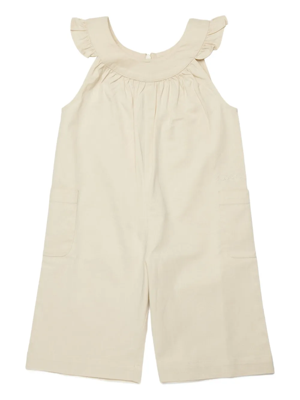 

Спортивные брюки с оборками Marni Kids, бежевый