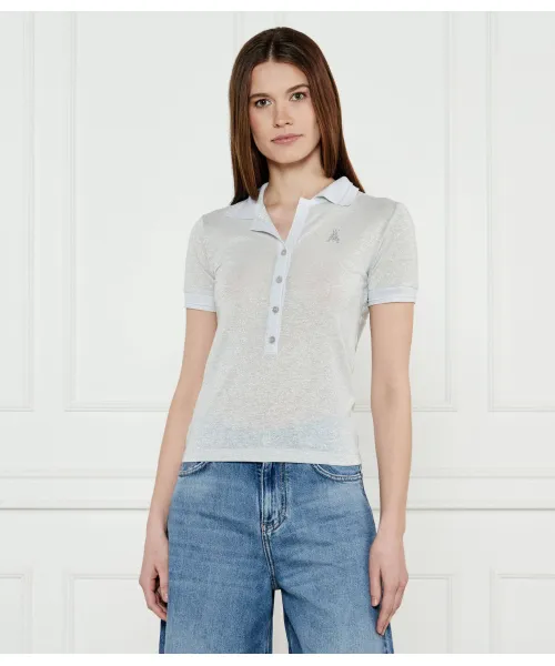 

Футболка поло Regular fit Patrizia Pepe, серый