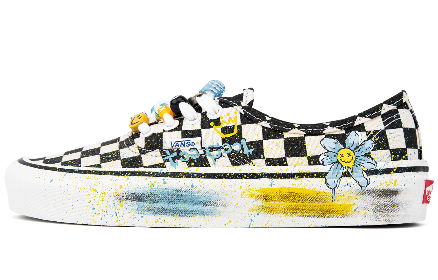 

Настоящие кеды унисекс с низким верхом черного цвета Vans