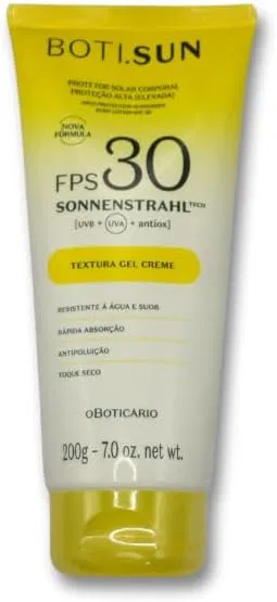 Солнцезащитный крем-гель для тела O BOTICARIO SPF30, 200 г