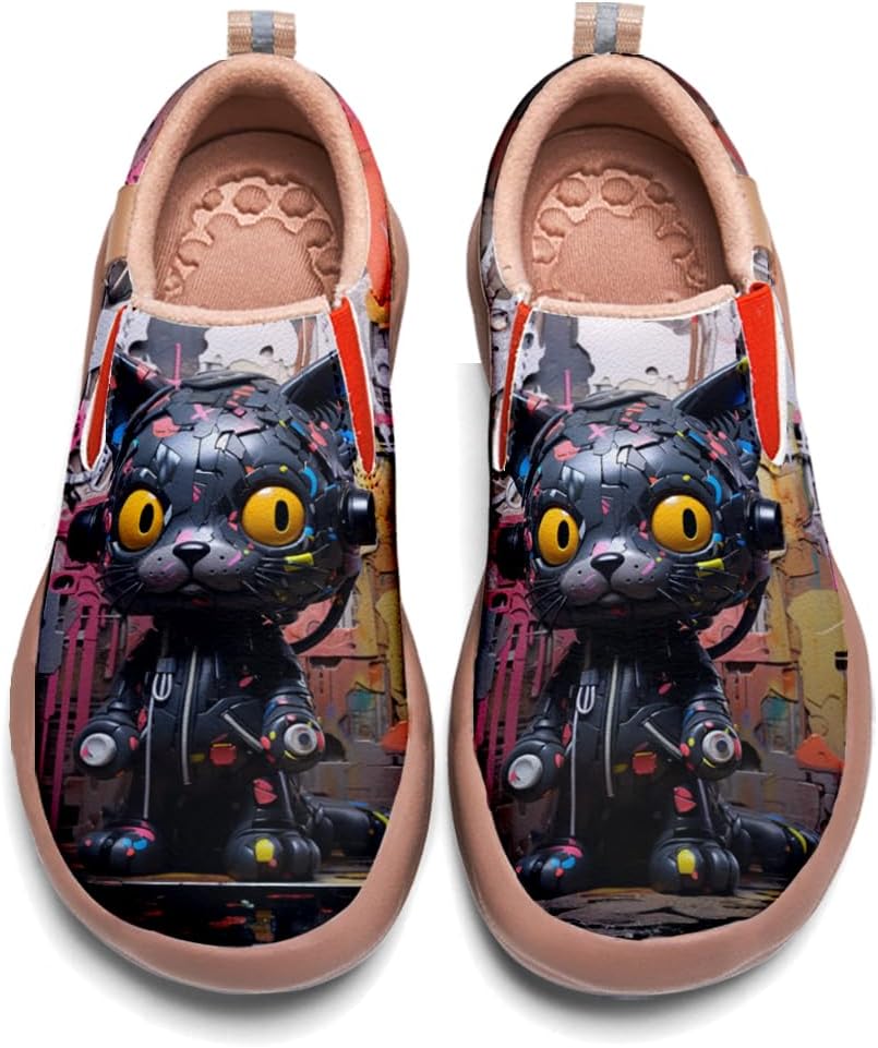 

Мужские повседневные лоферы с животным принтом, легкие кеды-слипоны для прогулок и путешествий, механический стиль Onehorse, Mechanical Organisms - N9