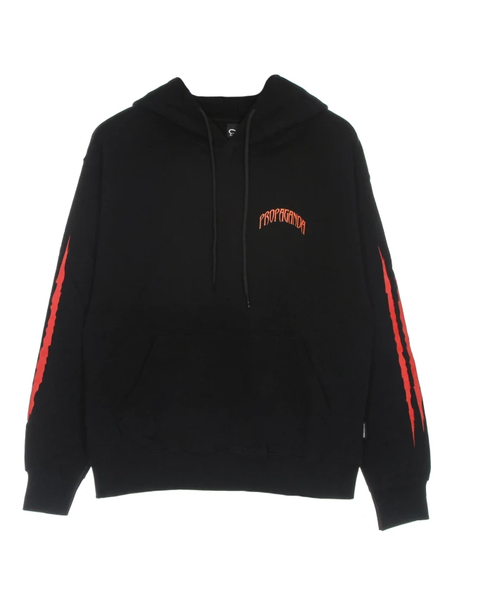

Черная легкая толстовка с капюшоном, цвет гризли Propaganda, черный