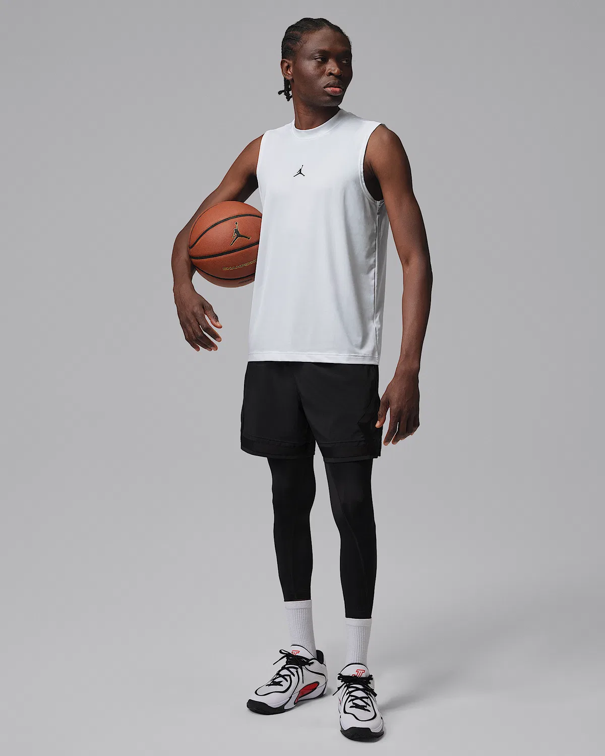 Мужской безрукавный топ Dri-FIT Jordan Sport Essentials, White — фото 4