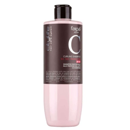 

Шампунь для вьющихся волос Citylife с молочными протеинами 400 мл Faipa