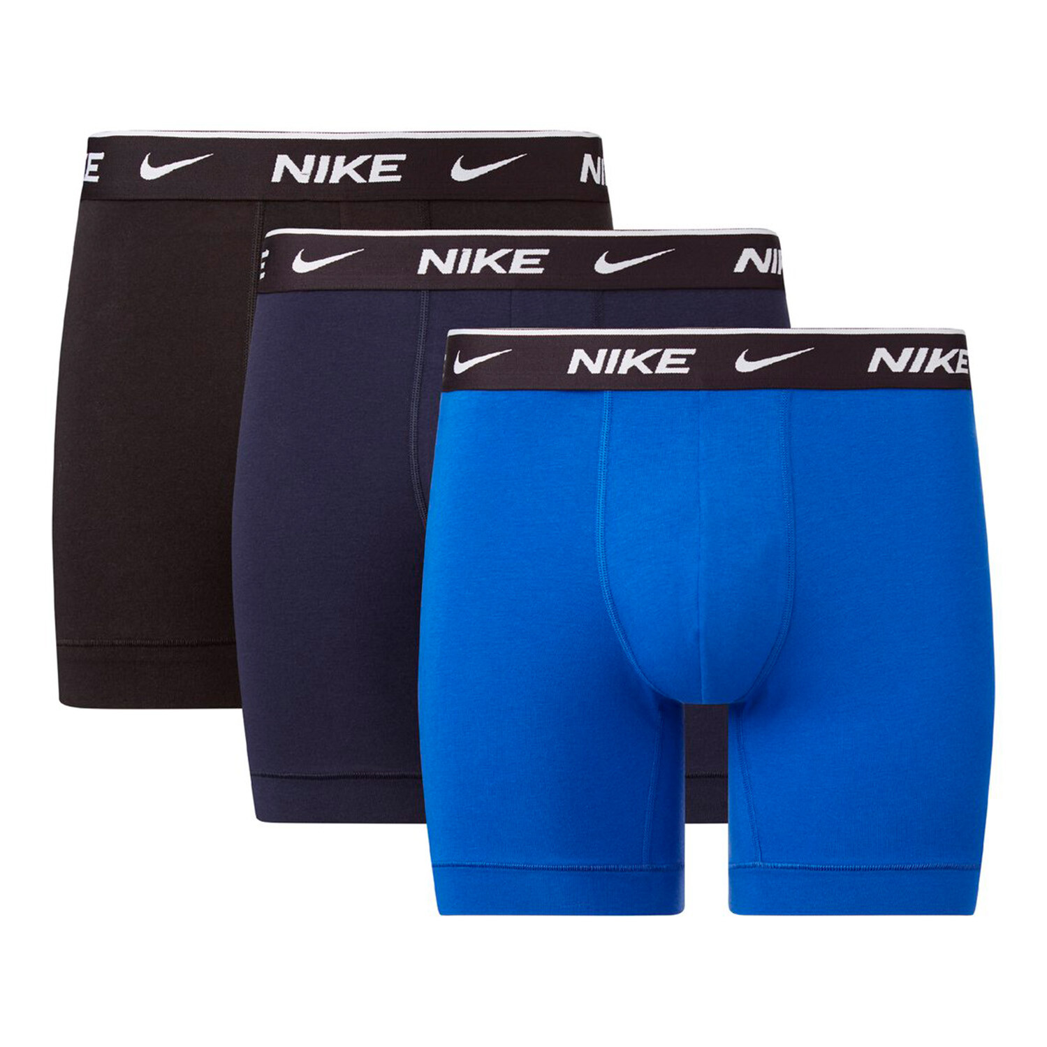 

Боксеры Nike Boxershorts Everyday Cotton Stretch Boxer Brief 3P, цвет Obsidian/Game Royal/Black, Черный, Боксеры Nike Boxershorts Everyday Cotton Stretch Boxer Brief 3P, цвет Obsidian/Game Royal/Black