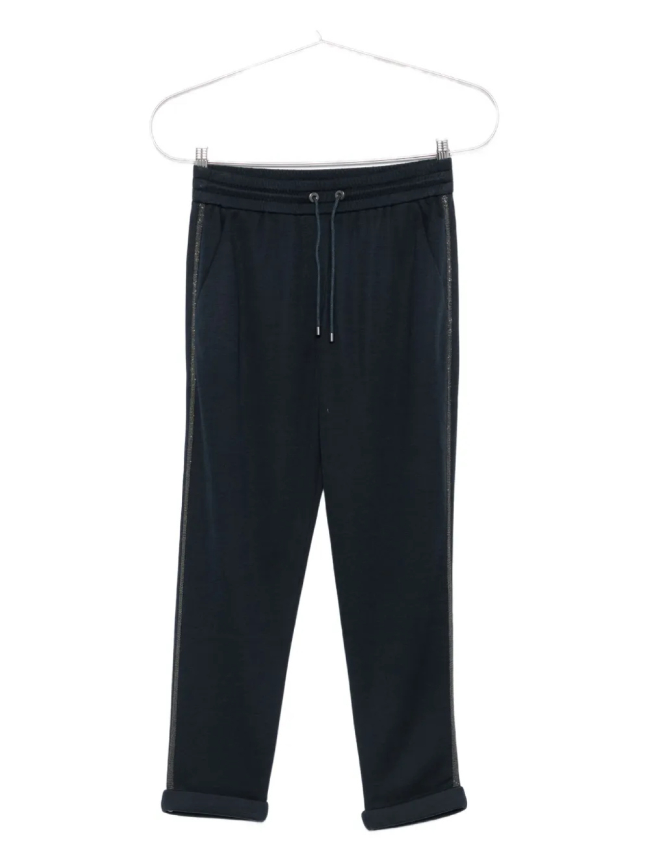 

Спортивные брюки Brunello Cucinelli Monili с цепочкой, синий
