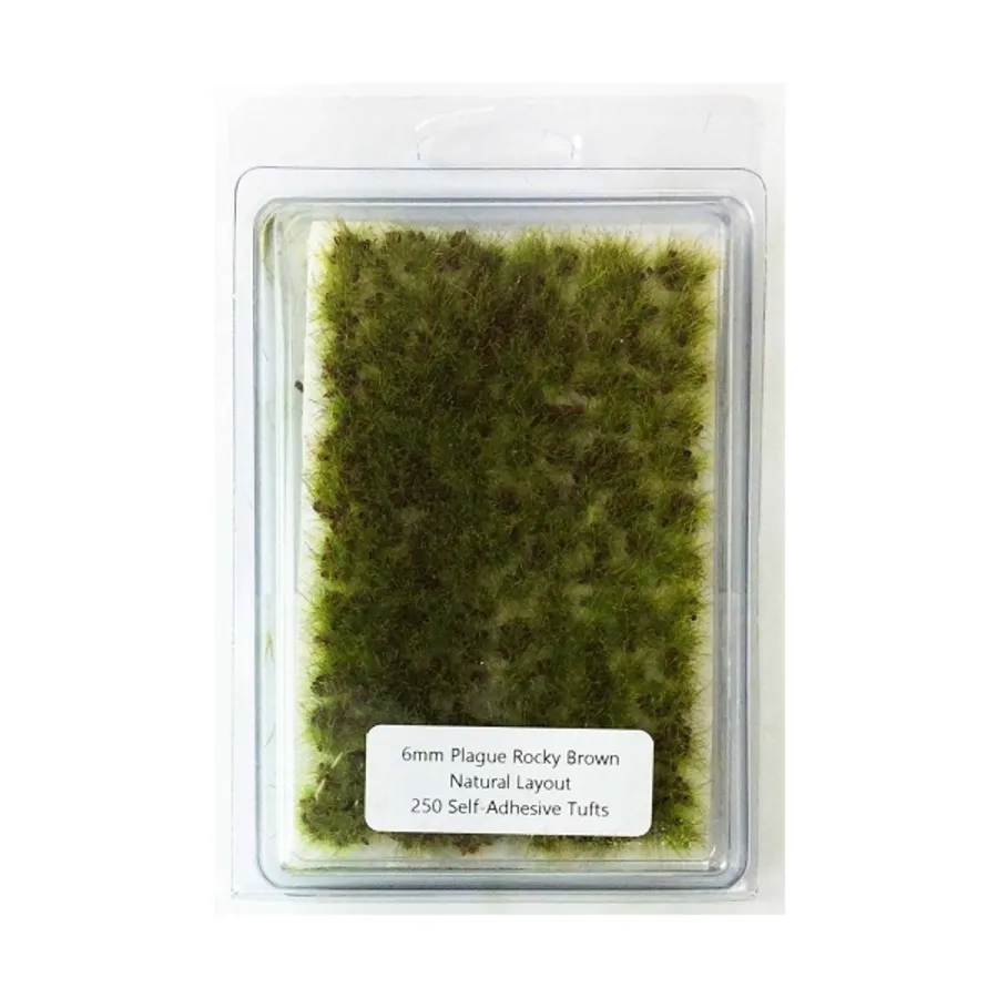 

Plague Rocky Brown — Естественный макет, Standard Self-Adhesive Tufts (6mm)