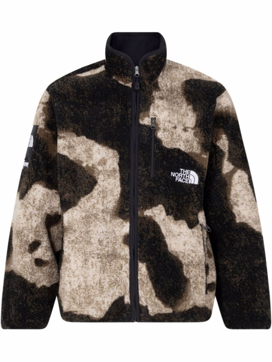 

Supreme флисовая куртка из коллаборации с TNF, коричневый