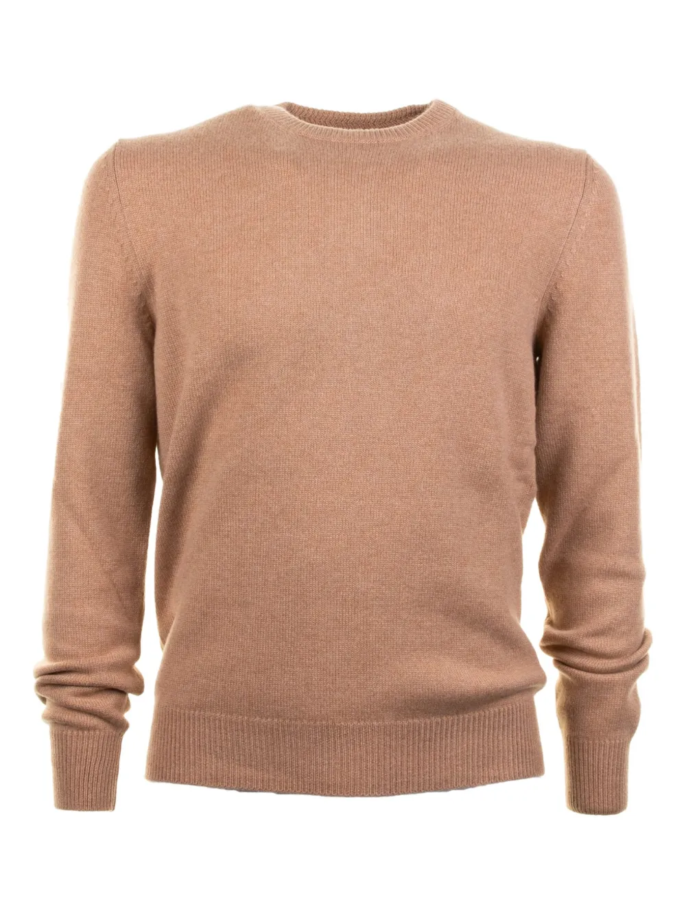 

Кашемировый свитер с круглым вырезом Malo, коричневый