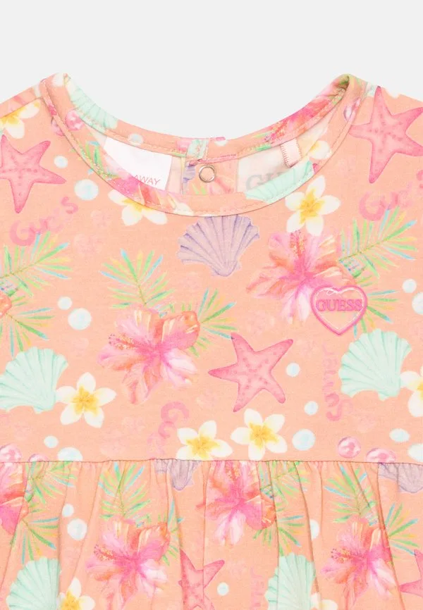 Детское платье-боди, трикотажное платье, разноцветное Guess, Multi-Coloured — фото 4