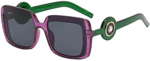 

Модные большие квадратные солнцезащитные очки с бриллиантовой оправой для женщин и мужчин, винтажные солнцезащитные очки, классические очки с защитой от УФ-излучения UV400 MTZJH, C4