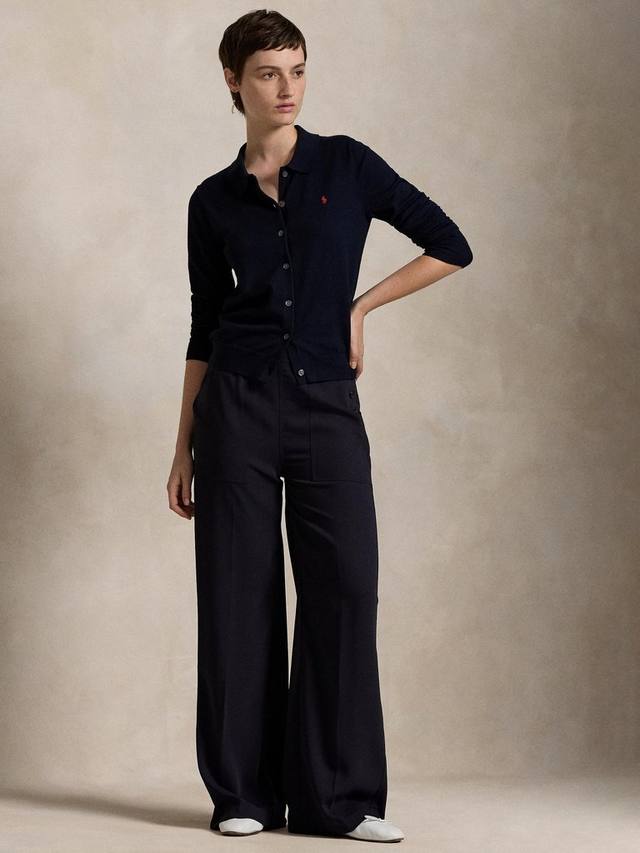 

Кардиган с воротником Ralph Lauren, цвет Hunter Navy
